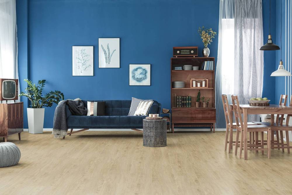 Parquet stratifié exquisit + lame large